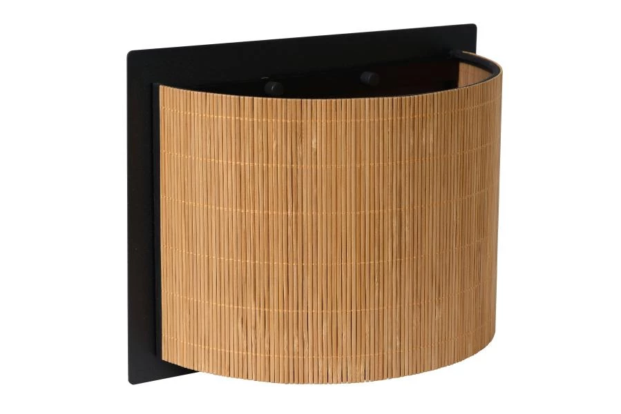 Lucide MAGIUS - Wall light - 1xE27 - Light wood - off